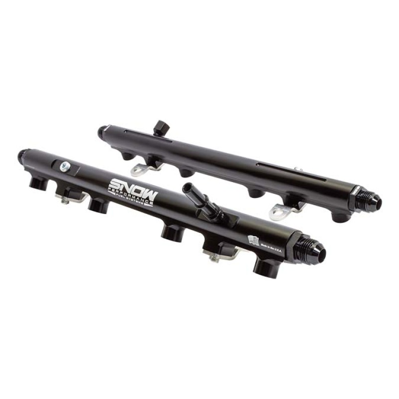Ford F-150 Fuel Rail Kit - Snow Performance - Billet, Return Style - Black - `11-`14 Ford F-150 Fuel Rail Kit - Snow Performance - Billet, Return Style - Black - `11-`14